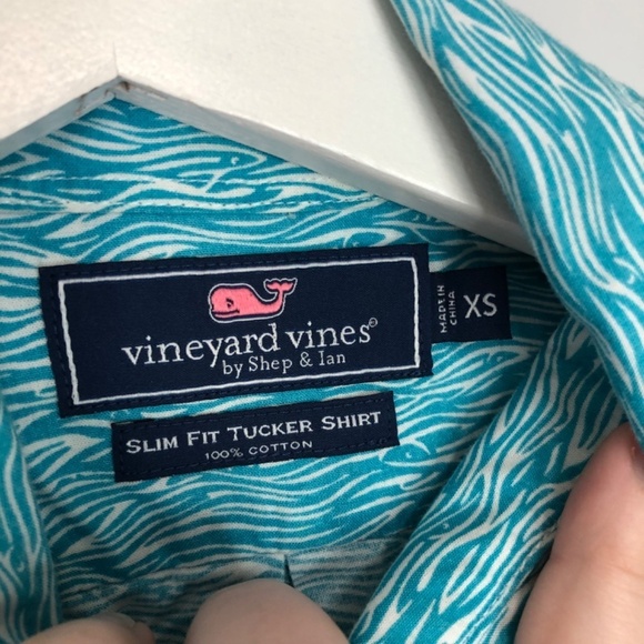 Vineyard Vines Mens Slim Fit Tucker Shirt XS Blue - Picture 3 of 13